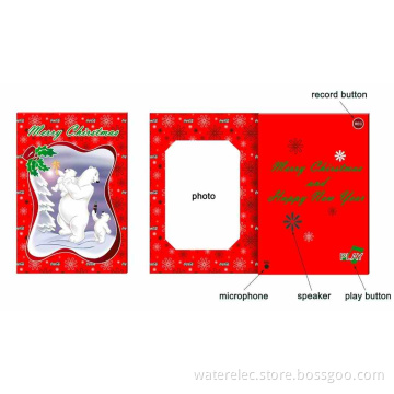 voice recordable card with photo